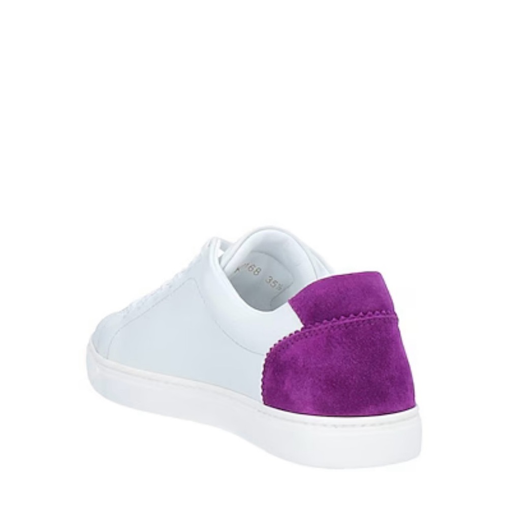 Dolce & Gabbana Women's White and Purple Sneakers - Picture 3 of 9
